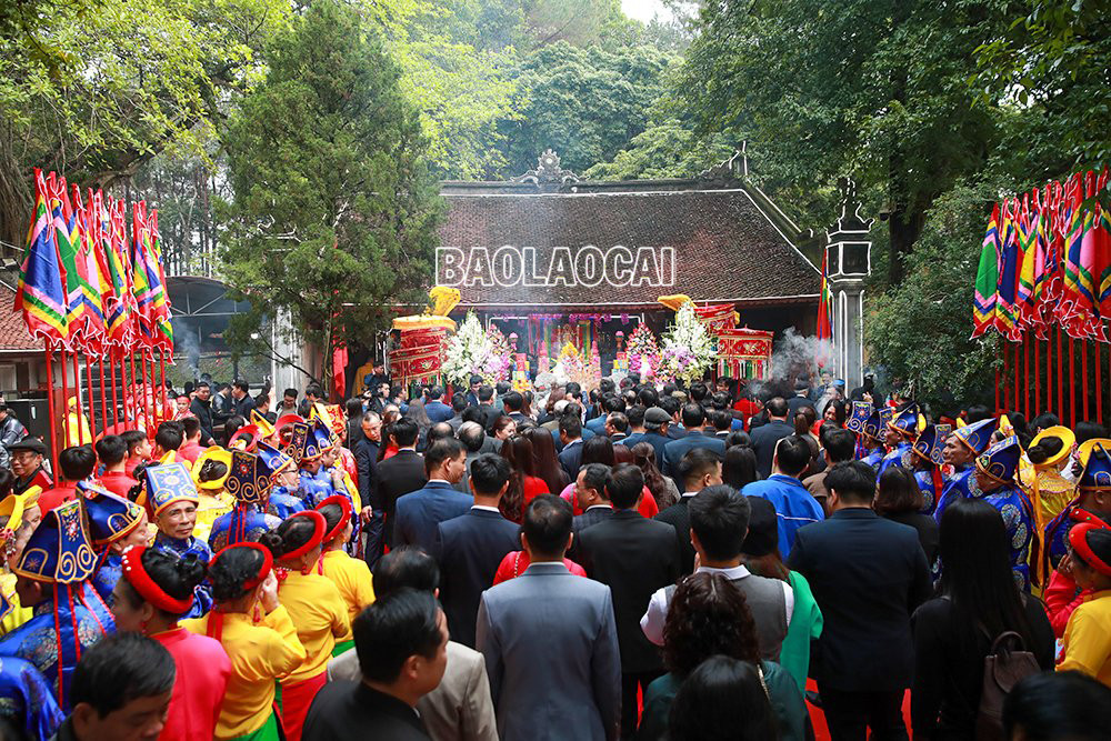 Ấn tượng chương trình khai mạc Lễ hội đền Thượng Xuân Quý Mão 2023 ảnh 12 Ấn tượng chương trình khai mạc Lễ hội đền Thượng Xuân Quý Mão 2023 ảnh 12