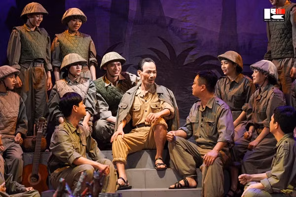 Vở "Đoàn kết là sức mạnh". (Ảnh: baovanhoa) Vở "Đoàn kết là sức mạnh". (Ảnh: baovanhoa)