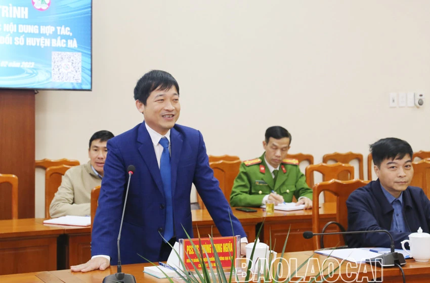 Tăng cường các giải pháp thúc đẩy chuyển đổi số ở huyện Bắc Hà ảnh 2