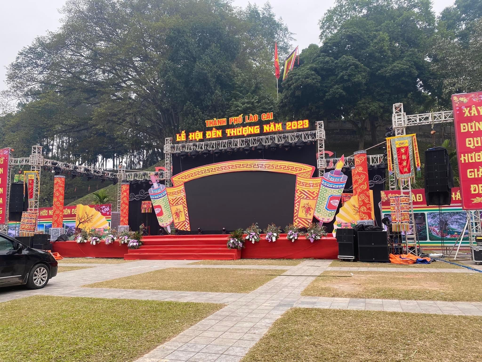 Sẵn sàng cho Lễ hội đền Thượng Xuân Quý Mão tỉnh Lào Cai năm 2023 ảnh 1