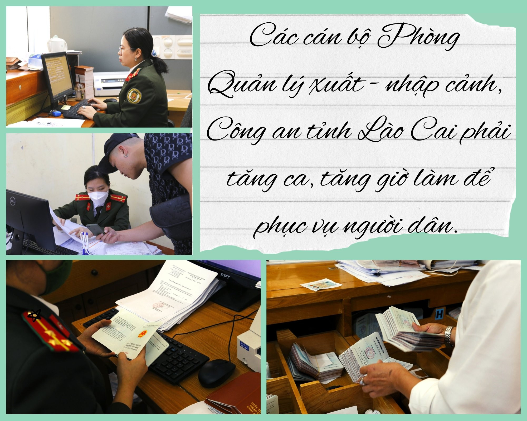 Tạo mọi điều kiện thuận lợi cho người dân làm thủ tục xuất – nhập cảnh ảnh 2 Tạo mọi điều kiện thuận lợi cho người dân làm thủ tục xuất – nhập cảnh ảnh 2