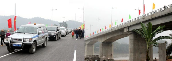 Khánh thành cầu đường bộ Phố Lu ảnh 4