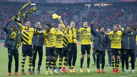 Niềm vui chiến thắng của Dortmund.