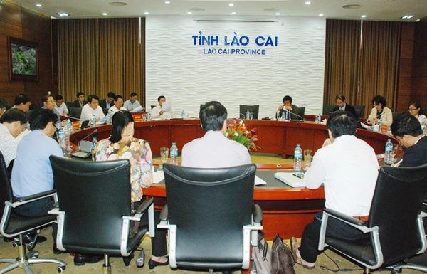 Đoàn công tác của Cơ quan Hợp tác quốc tế Nhật Bản (JICA) làm việc tại Lào Cai ảnh 1