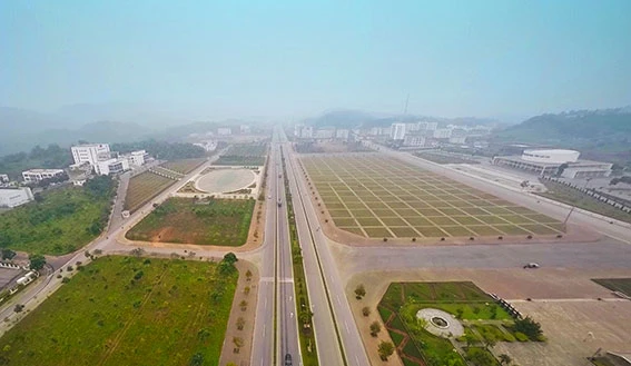 Ấn tượng thành phố Lào Cai nhìn từ flycam ảnh 3