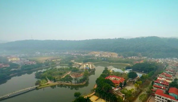 Ấn tượng thành phố Lào Cai nhìn từ flycam ảnh 6