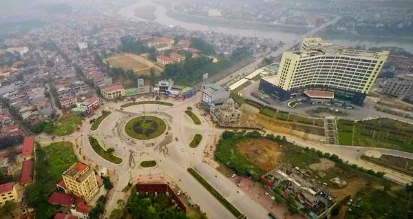 Ấn tượng thành phố Lào Cai nhìn từ flycam ảnh 5