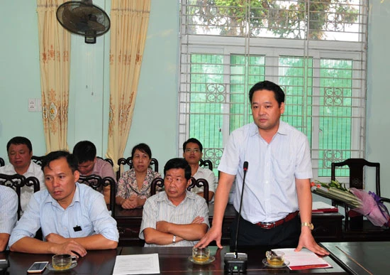Đồng chí Lý Bình Minh phát biểu ý kiến tại buổi lễ.