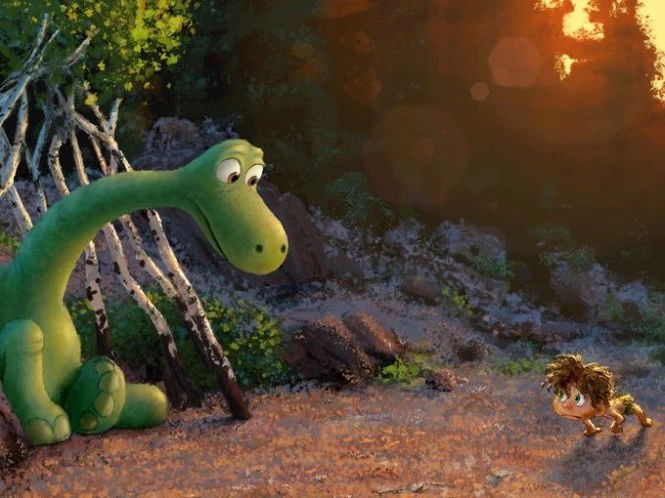 Arlo, một loài khủng long Apatosauras, trở thành bạn của chú bé người tiền sử trong phimThe Good Dinosaur.