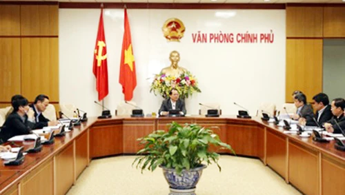 Quang cảnh cuộc họp.