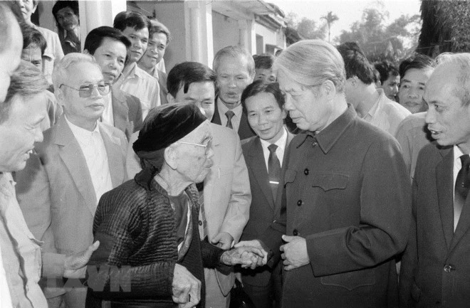 Hình ảnh một số hoạt động nổi bật của nguyên Tổng Bí thư Đỗ Mười ảnh 5