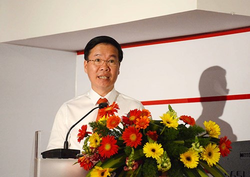 Đồng chí Võ Văn Thưởng phát biểu tại Hội thảo (Ảnh: qdnd.vn)