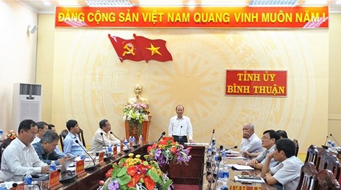 Một cuộc họp của Thường trực Tỉnh ủy Bình Thuận về công tác cán bộ. (ảnh: Báo Bình Thuận). Một cuộc họp của Thường trực Tỉnh ủy Bình Thuận về công tác cán bộ. (ảnh: Báo Bình Thuận).