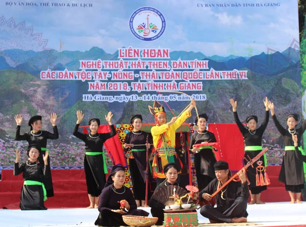 Lào Cai đoạt giải B tại Liên hoan hát Then, đàn Tính các dân tộc Tày - Nùng - Thái lần thứ VI năm 2018 ảnh 1