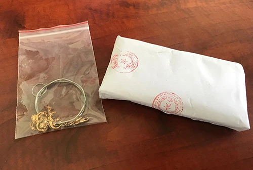 Tang vật vụ án.