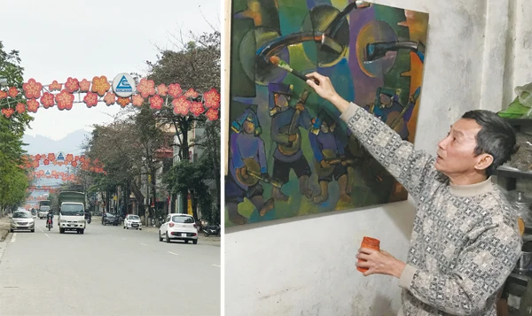 Họa sỹ Đức Lợi - người thiết kế logo Lào Cai.