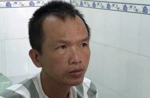 Danh tại cơ quan điều tra. Ảnh: Nhật Vy.