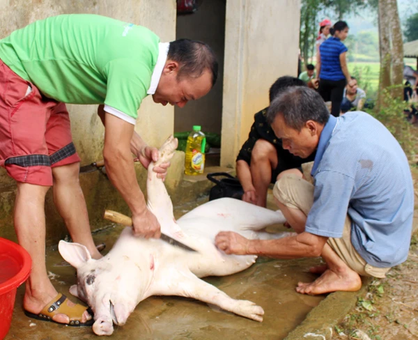 Độc đáo lễ then khoăn mừng thọ của người Tày (Văn Bàn) ảnh 9 Độc đáo lễ then khoăn mừng thọ của người Tày (Văn Bàn) ảnh 9