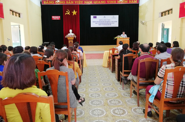 Quang cảnh lớp học.