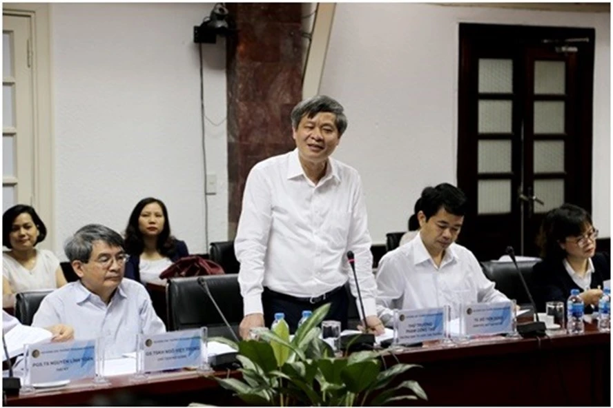 Thứ trưởng Bộ KHCN Phạm Công Tạc phát biểu tại phiên họp HĐGT năm 2018.