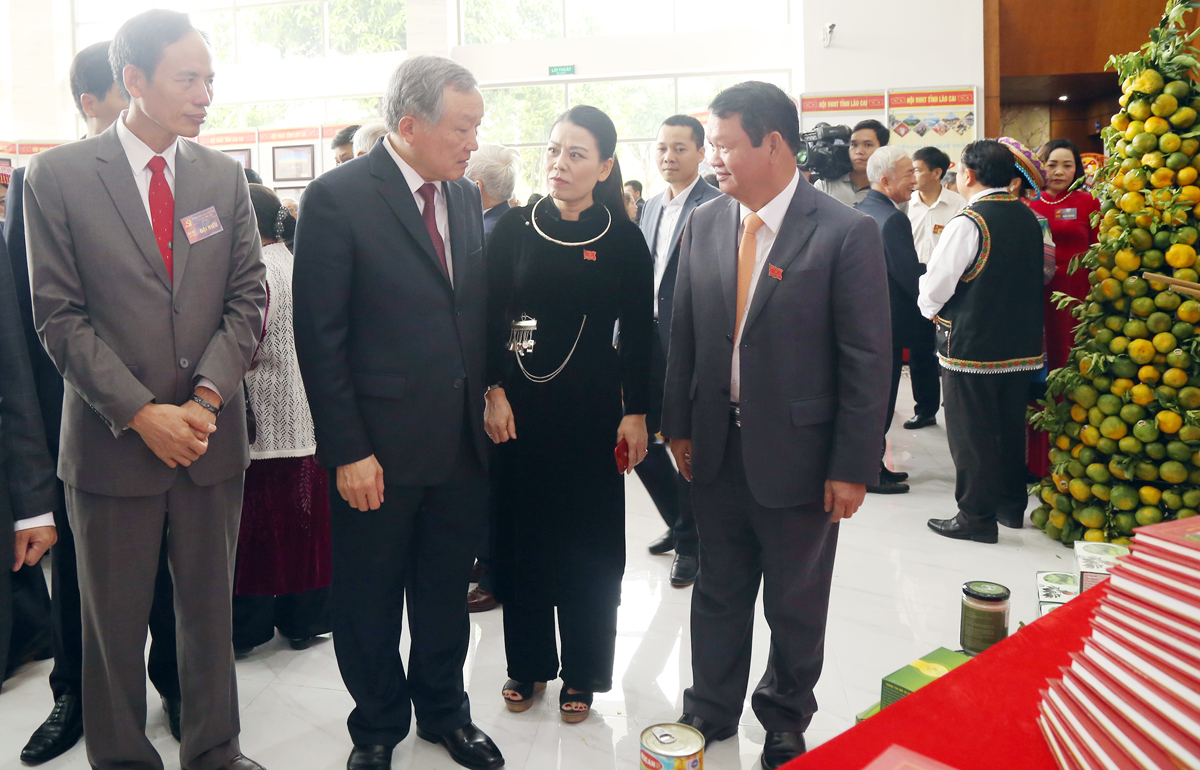 Tham quan triển lãm thành tựu phát triển kinh tế - xã hội tỉnh Lào Cai ảnh 14