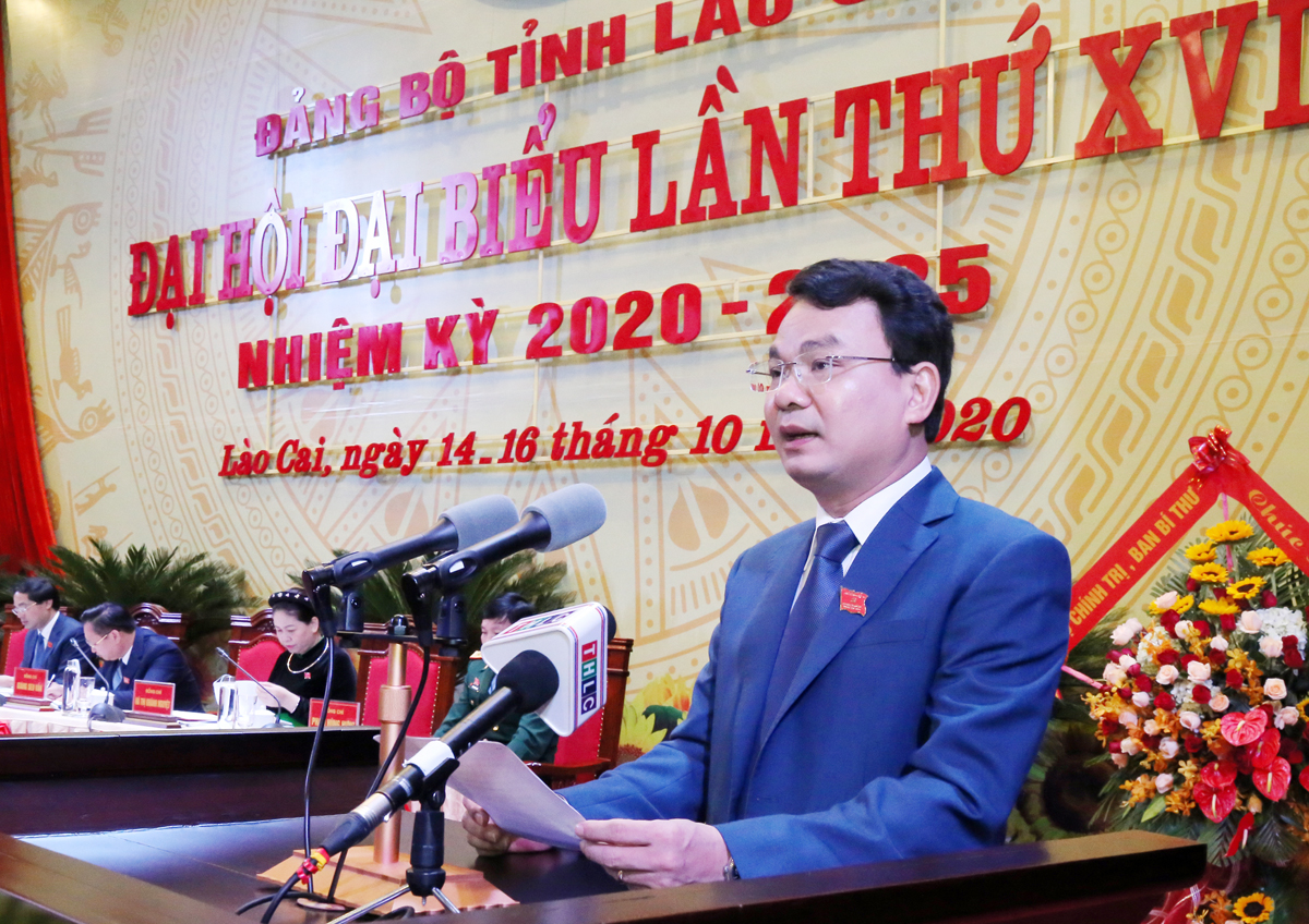 Đại hội đại biểu Đảng bộ tỉnh Lào Cai lần thứ XVI thành công tốt đẹp ảnh 4 Đại hội đại biểu Đảng bộ tỉnh Lào Cai lần thứ XVI thành công tốt đẹp ảnh 4