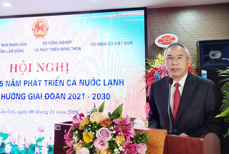 Thứ trưởng Bộ NN&PTNT phát biểu tại hội nghị.