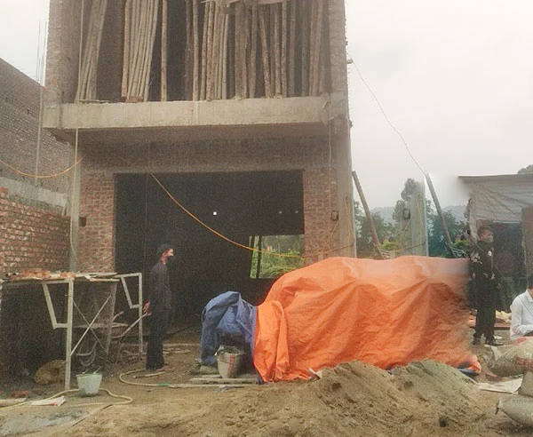 Hiện trường vụ việc.