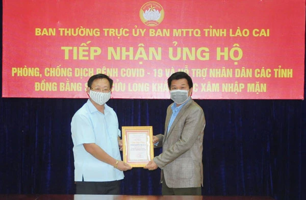 Thêm gần 600 triệu đồng ủng hộ phòng, chống dịch Covid-19 và khắc phục xâm nhập mặn ảnh 3