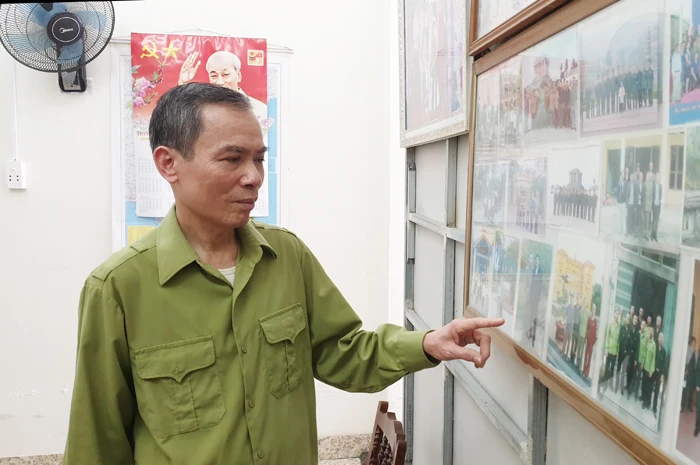 Cựu chiến binh Nguyễn Viết Tự luôn nhớ về đồng đội.