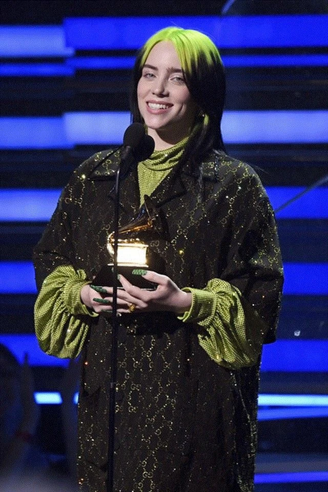 Billie Eilish nhận được 4 giải thưởng quan trọng tại Lễ trao giải Grammy 2020.