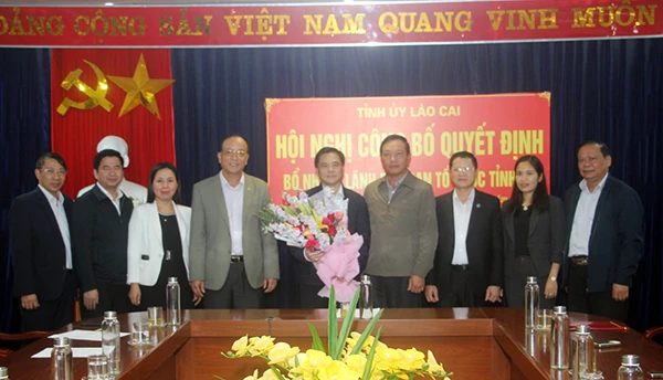 Đồng chí Lê Quang Minh được bổ nhiệm chức vụ Phó trưởng Ban Tổ chức Tỉnh ủy ảnh 2