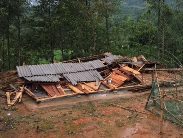 Lào Cai ước thiệt hại trên 15 tỷ đồng do mưa đá, dông lốc đêm 22, sáng 23/4 ảnh 19