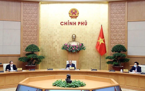 Thủ tướng Nguyễn Xuân Phúc chủ trì cuộc họp Thường trực Chính phủ.