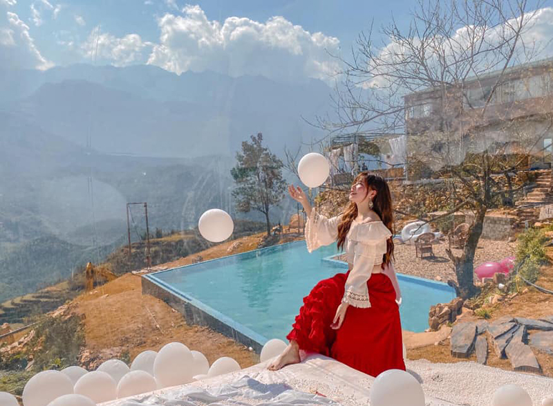 Secret garden homestay là điểm đến đang được giới trẻ yêu thích.