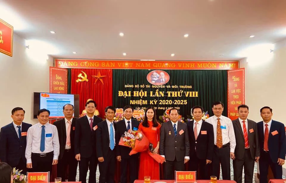 Đại hội Đảng cấp cơ sở tại Đảng bộ Sở TN&MT tỉnh Lào Cai.
