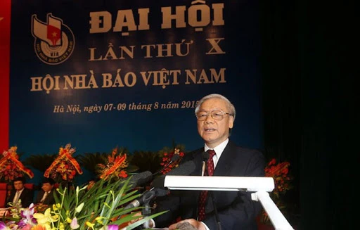 Thư của Tổng Bí thư, Chủ tịch nước chúc mừng 70 năm thành lập Hội Nhà báo Việt Nam ảnh 1