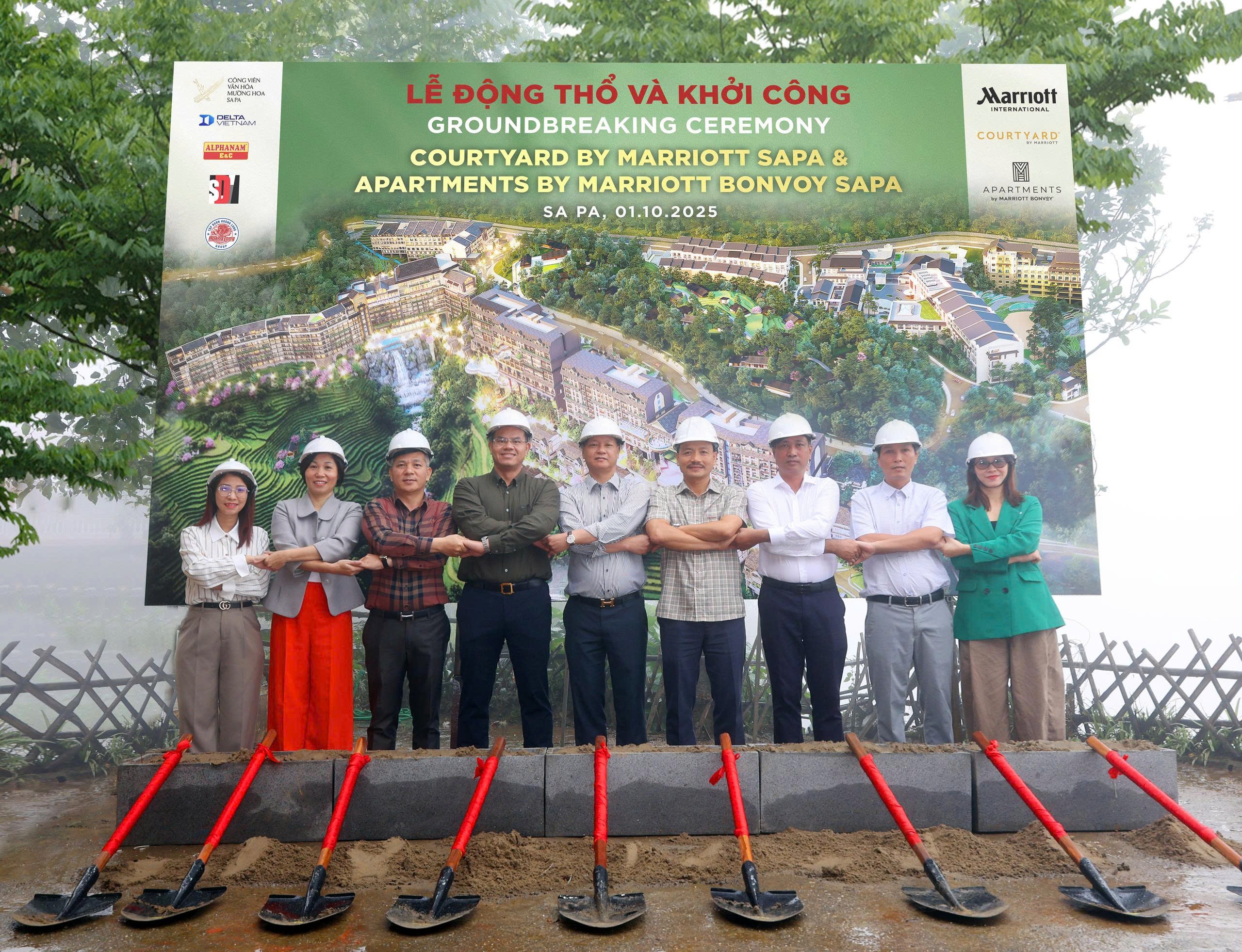Tập đoàn Alphanam khởi công dự án khách sạn Courtyard by Marriott Sa Pa và dự án khu căn hộ Apartments by Marriott Bonvoy Sapa. z7069160775645-532a0a4b89399f4b2134e3c0d69a1eca.jpg