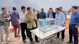 Người dân vùng lũ Sàng Ma Sáo bốc thăm nhận nhà tái định cư