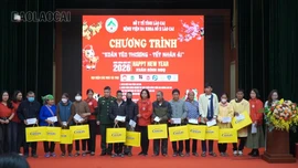 Ấm áp chương trình "Xuân yêu thương – Tết nhân ái" tại Bệnh viện Đa khoa số 2 tỉnh Lào Cai