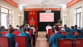 Ban Chỉ huy Quân sự Chi nhánh Luyện đồng Lào Cai khai mạc huấn luyện tự vệ năm 2026