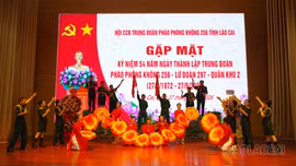 Trung đoàn 256 Quân khu Việt Bắc kỷ niệm 54 năm thành lập