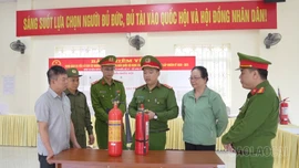 Bảo đảm an toàn phòng cháy, chữa cháy tại các điểm bầu cử