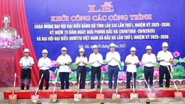 Bắc Hà khởi công các công trình chào mừng những sự kiện lớn