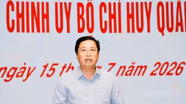 Thượng tá Lương Hoàng Giang nhận nhiệm vụ Chính ủy Bộ Chỉ huy Quân sự tỉnh Lào Cai