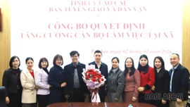 Ban Tuyên giáo và Dân vận Tỉnh ủy Lào Cai tăng cường cán bộ về xã Bát Xát