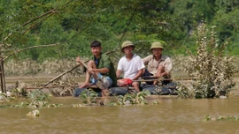 Lũ sông miền Bắc đã qua đỉnh, diện ngập thu hẹp