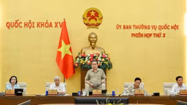 Phiên họp thứ 4 của Ủy ban Thường vụ Quốc hội khai mạc sáng 8/7