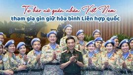 Tự hào nữ quân nhân Việt Nam tham gia gìn giữ hòa bình Liên hợp quốc
