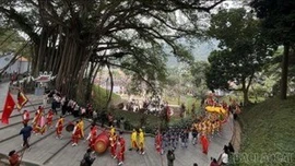 Phường Lào Cai khai hội đền Thượng 